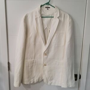 Express Linen Blend Classic Jacket Size L